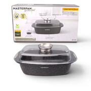 Brytfanna gęsiarka brytfanka ceramiczna z pokrywą 32CM 5.5L indukcja MASTERPAN MP-2147