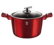 Garnek 3.5L 20cm BERLINGER HAUS Metallic Burgundy Line BH-1268