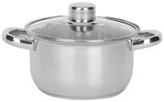 Garnek stalowy z pokrywką 18cm 2.3L gaz indukcja ROSSNER KL71G-18