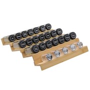 Organizer na przyprawy ze słoiczkami 30 elementów 43x33cm do przypraw przyprawnik BRUNBESTE BB-5589