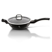 Patelnia głęboka granitowa 28cm BERLINGER HAUS Black Silver BH-7099