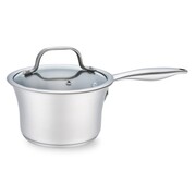 Rondel stalowy z pokrywką na indukcję gaz 16cm 1.25L MAESTRO MR-3505-16S