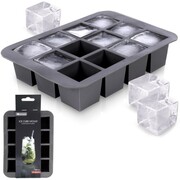 Forma foremka do 12 kostek lodu silikonowa pojemnik na lód duże kostki EXCELLENT HOUSEWARE 259655