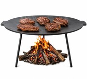 Żeliwna Płyta Grillowa 45cm do Ogniska i Grilla palenisko KRISBERG KS-7772