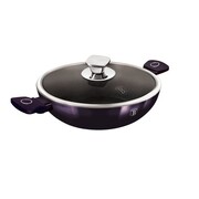 Wok z powłoką tytanową 30cm 4L BERLINGER HAUS Purple Eclipse BH-7114
