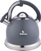 Czajnik stalowy z gwizdkiem tradycyjny indukcja szary duży 3L BLUBERG BBG-2804-GR