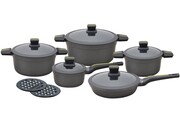 Zestaw garnków granitowych 12 ele. KLAUSBERG dolce Grey KB-7358