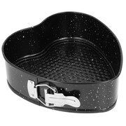 Forma blaszana SERCE rozpinana z powłoką marmurkową 24x7cm BRUNBESTE BB-1040