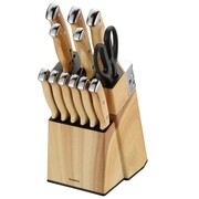 Zestaw noży kuchennych w bloku 13 ele, KLAUSBERG KB-9038