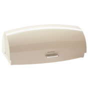 Chlebak stalowy, 45×28,5×17cm, beżowy, połysk, KLAUSBERG KB-7932