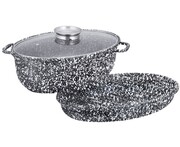 Brytfanna marmurowa KLAUSBERG 8.0L 38cm 3 ele. KB-7367