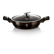 Garnek niski z powłoką granitową 3.8L 28cm BERLINGER HAUS Shiny Black BH-6609