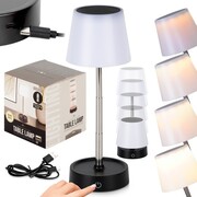 Lampa stołowa lampka LED biała bezprzewodowa 11-29.5cm AMBIANCE 568103