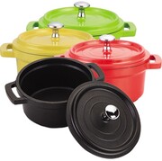 Aluminiowy mini garnek/sosjerka 10cm 250ml 4 kolory MAESTRO MR-4010