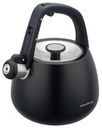 Czajnik stalowy na gaz 2.5L indukcja czarny matowy KLAUSBERG KB-7774