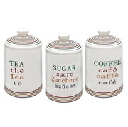 Zestaw 3 pojemników ceramicznych na kawę, herbatę i cukier MAESTRO FOR YOU MR-20031-03cs