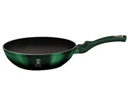 Patelnia tytanowa / wok 28cm BERLINGER HAUS Metallic Line Emerald BH-6053