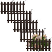 Płotek ogrodowy brązowy 30x30cm 10 szt. VILDE 351005-B
