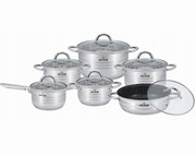 Zestaw garnków stalowych 12 ele. ZILNER ZL-8102