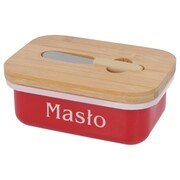 Maselniczka stalow-bambusowa 15,5×10,5×6,5cm BRUNBESTE BB-2685