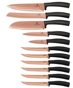 Zestaw 11 noży kuchennych BERLINGER HAUS Rosegold BH-2610