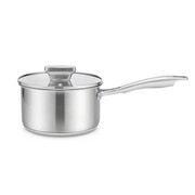 Rondel stalowy z pokrywką na indukcję gaz 16cm 1.7L MAESTRO MR-3521-16S