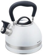 Czajnik stalowy na gaz 1.8L mały indukcja biały KINGHOFF KH-1852