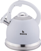 Czajnik stalowy z gwizdkiem tradycyjny indukcja biały mat 3L BLUBERG BBG-2803-WH