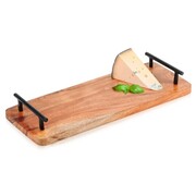 Taca drewniana do serwowania przekąsek z uchwytami 40x15.5cm VILDE 139742