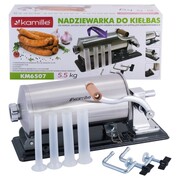 Nadziewarka do kiełbasy kiełbas wędlin 5.5kg + 4 końcówki KAMILLE KM-6507