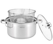 Garnek 5.5L 24cm z koszykiem do smażenia KINGHOFF KH-1630