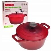 Garnek brytfanna kociołek z powłoką marmurową 6.5L KAMILLE KM-4465