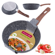 Patelnia granitowa głęboka wok 32cm indukcja KAMILLE KM-4168
