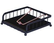 Serwetnik z dociskiem BERLINGER HAUS Black Rose BH-6768