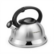 Czajnik na gaz stalowy z gwizdkiem duży 3L indukcja srebrny MASTERPAN MP-1001