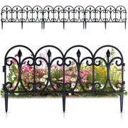 Płotek ogrodowy czarny 60x33cm 4 szt. VILDE 339504
