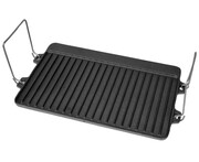 Dwustronna żeliwna płyta grillowa 52 x 25cm KRISBERG KS-2709