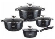 Zestaw garnków z powłoką marmurową 8 ele. ZILNER ZL-8529