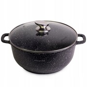 Garnek marmurowy z pokrywką 4.5L indukcja na gaz KAMILLE KM-4405