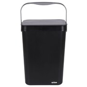 Kosz na śmieci zawieszany na ścianę szafkę drzwi śmietnik czarny 10L ORION 731347