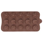 Forma foremka silikonowa brązowa do pralinek pralin czekoladek lodu BRUNBESTE BB-3458