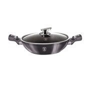 Wok z powłoka granitową 30cm 4L BERLINGER HAUS Carbon Pro BH-7111