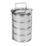 Menażka obiadowa do żywności stalowa 4 x 1,0L ORION