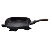 Patelnia z powłoką granitową grill 28cm BERLINGER HAUS Black Rose BH-1636-N