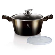Garnek z powłoką granitową 6.1L 28cm BERLINGER HAUS Shiny Black BH-6606