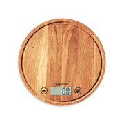 Waga kuchenna elektroniczna szklana precyzyjna imitacja drewna MAESTRO MR-1805
