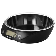 Elektroniczna waga kuchenna z misą miską LCD precyzyjna czarna BRUNBESTE BB-2805