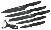 Zestaw noży kuchennych 6 ele. z powłoką marmurową KLAUSBERG KB-7613