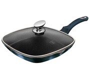Patelnia z powłoką granitową grill 28cm BERLINGER HAUS Metallic Aquamarine BH-7028