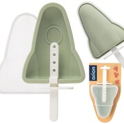 Foremka na lody sorbet forma do lodów na patyku silikonowa z pokrywką RAKIETA ORION 154401